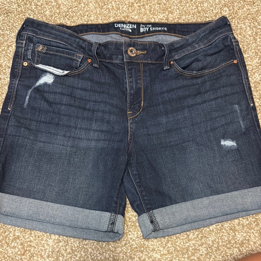 Denizen from Levi's Blue Jean Shorts Classic Casual Style